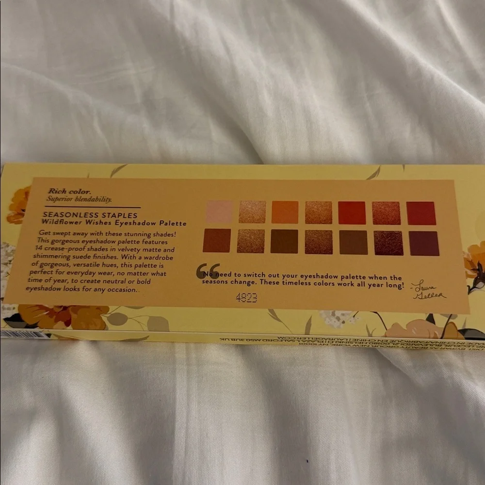 Laura Geller wildflower wishes 14 multi finish eyeshadows new in sealed box